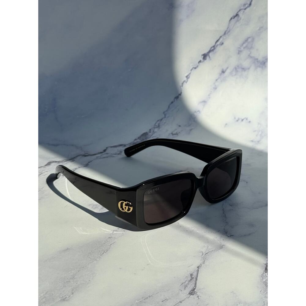 NEW Gucci GG1403S Black Unisex Marmont Sunglasses - Picture 4 of 9